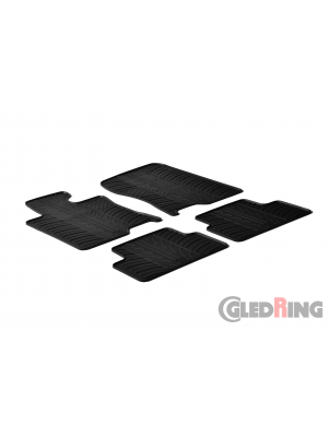 Original Gledring Passform Fußmatten Gummimatten 4 Tlg. - Honda Accord 2008->